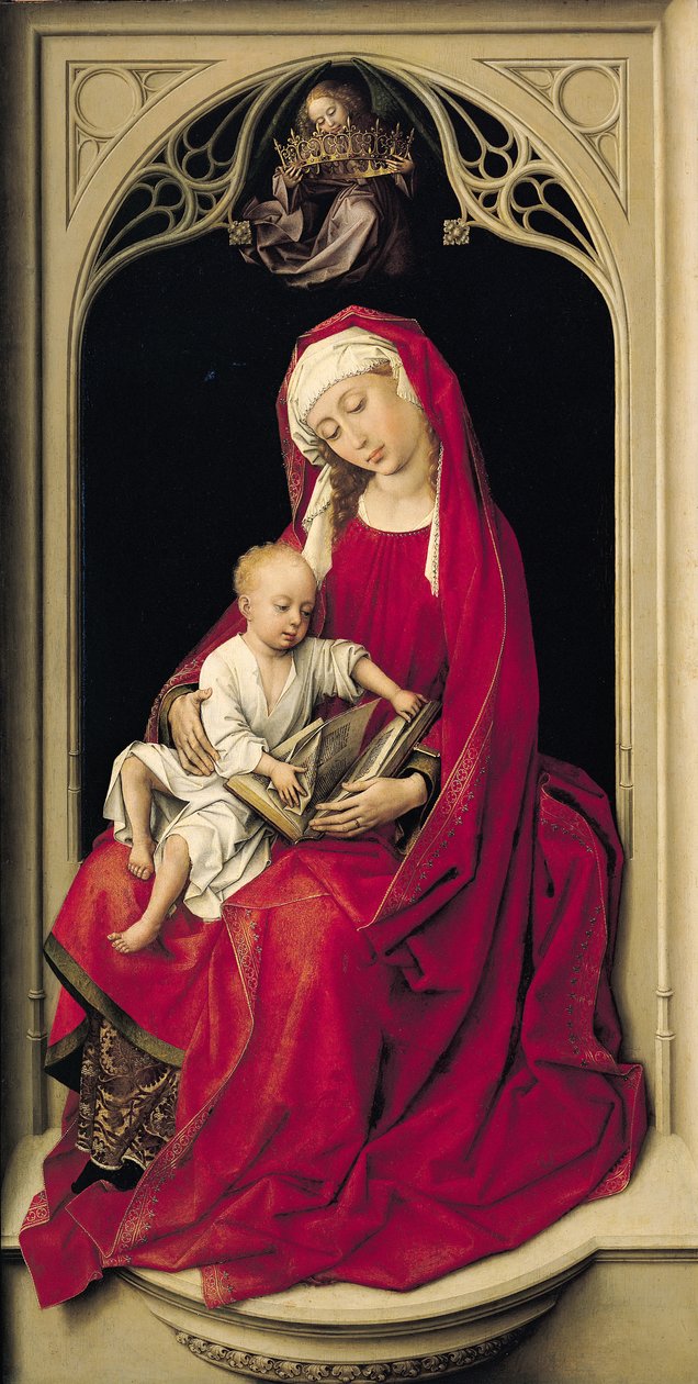 bakire ve çocuk by Rogier van der Weyden