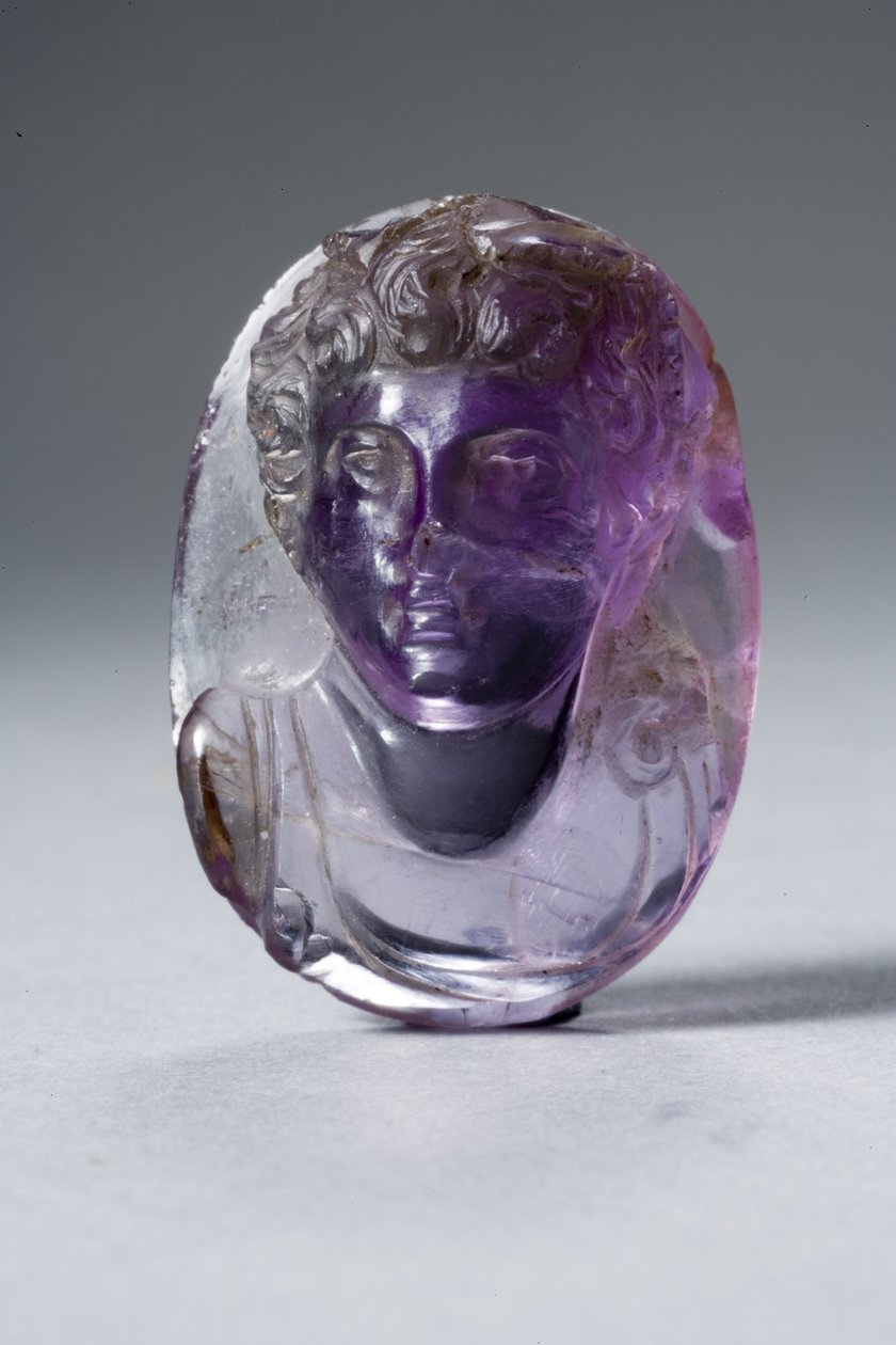 Cameo, MS 1-2. yüzyıl (ametist) by Roman