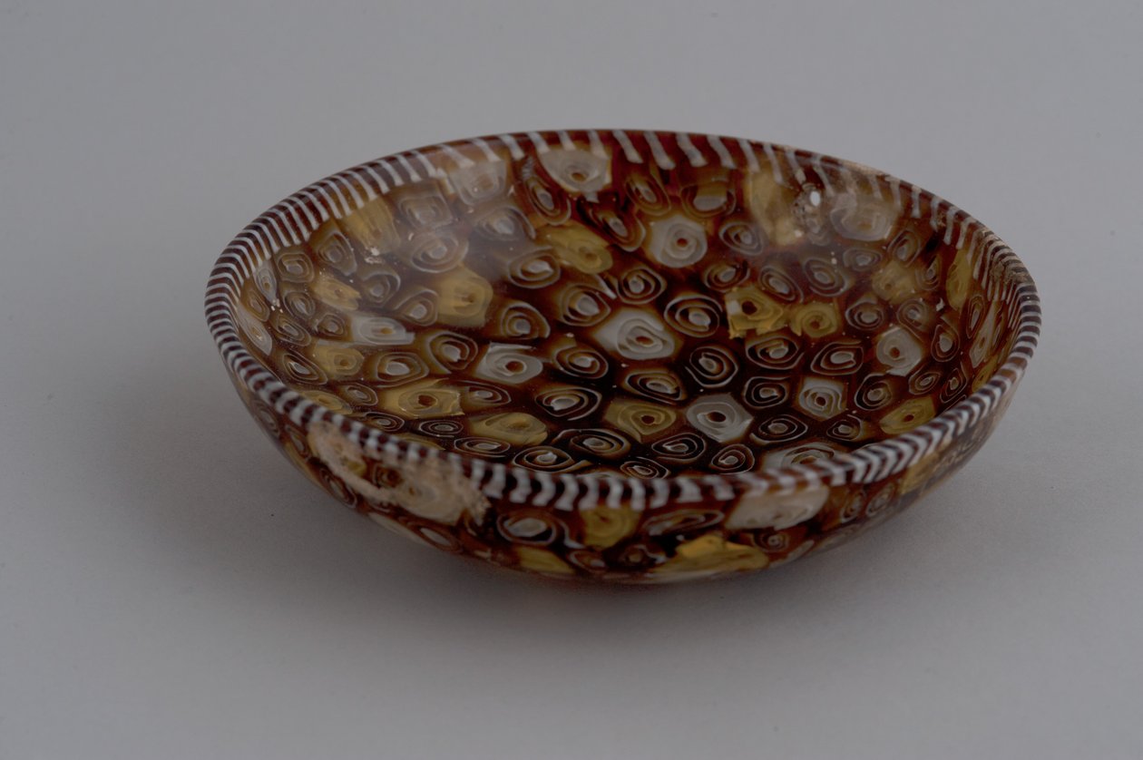 Millefiori çanak (cam) by Roman