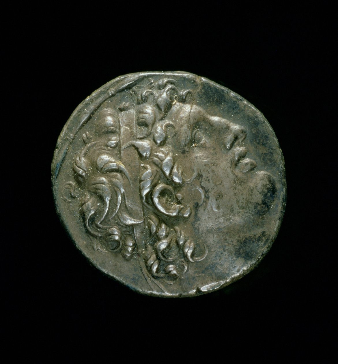 Seleukos hükümdarının gümüş tetradrahmisi (ön yüz) by Roman
