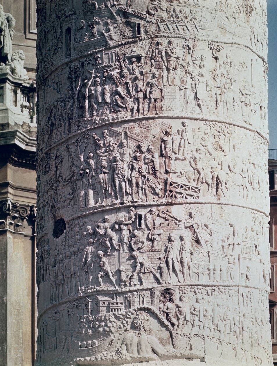 Daçyalılara Karşı Savaş, Trajan Sütunu