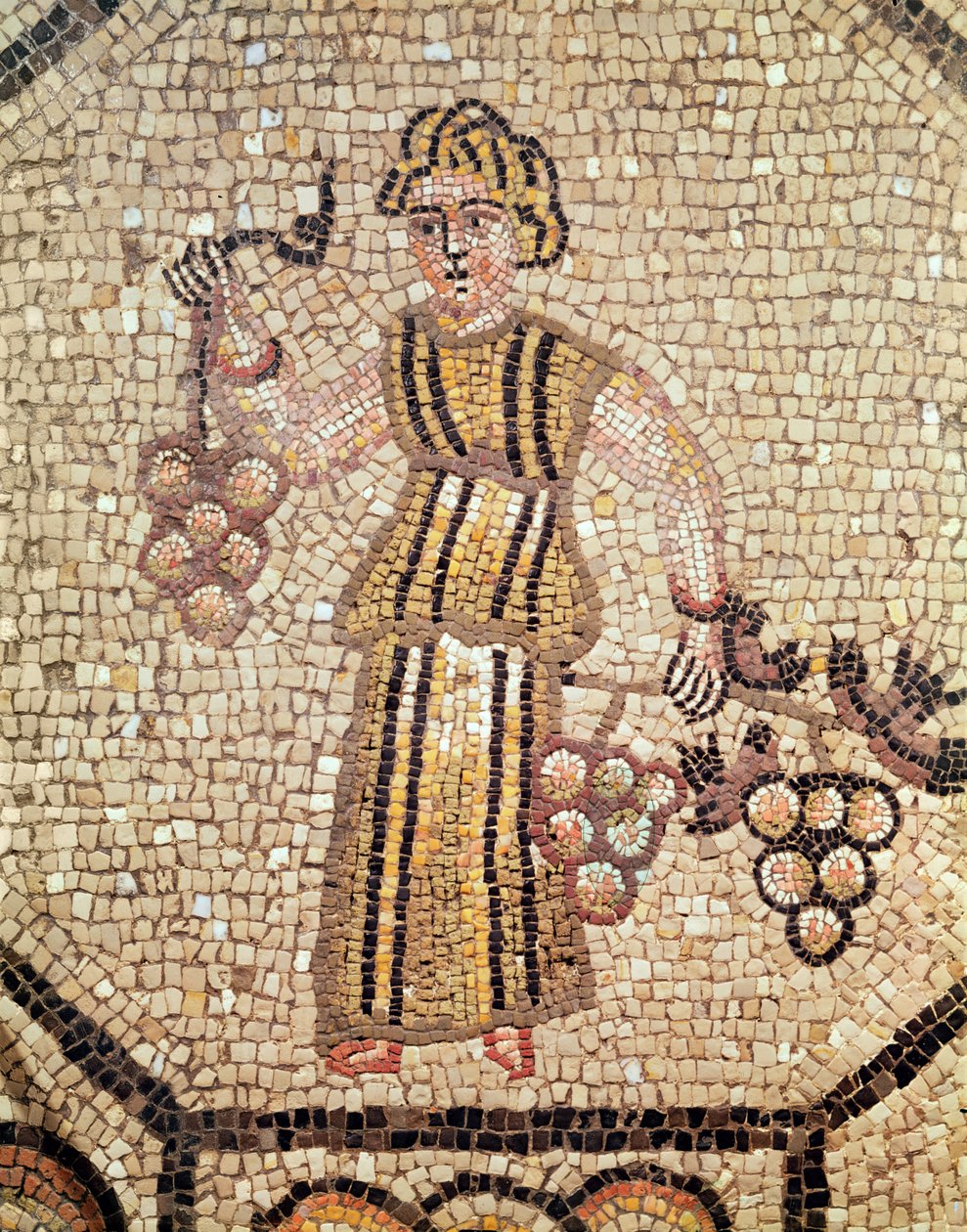 Üzüm Satıcısı (mozaik) by Roman