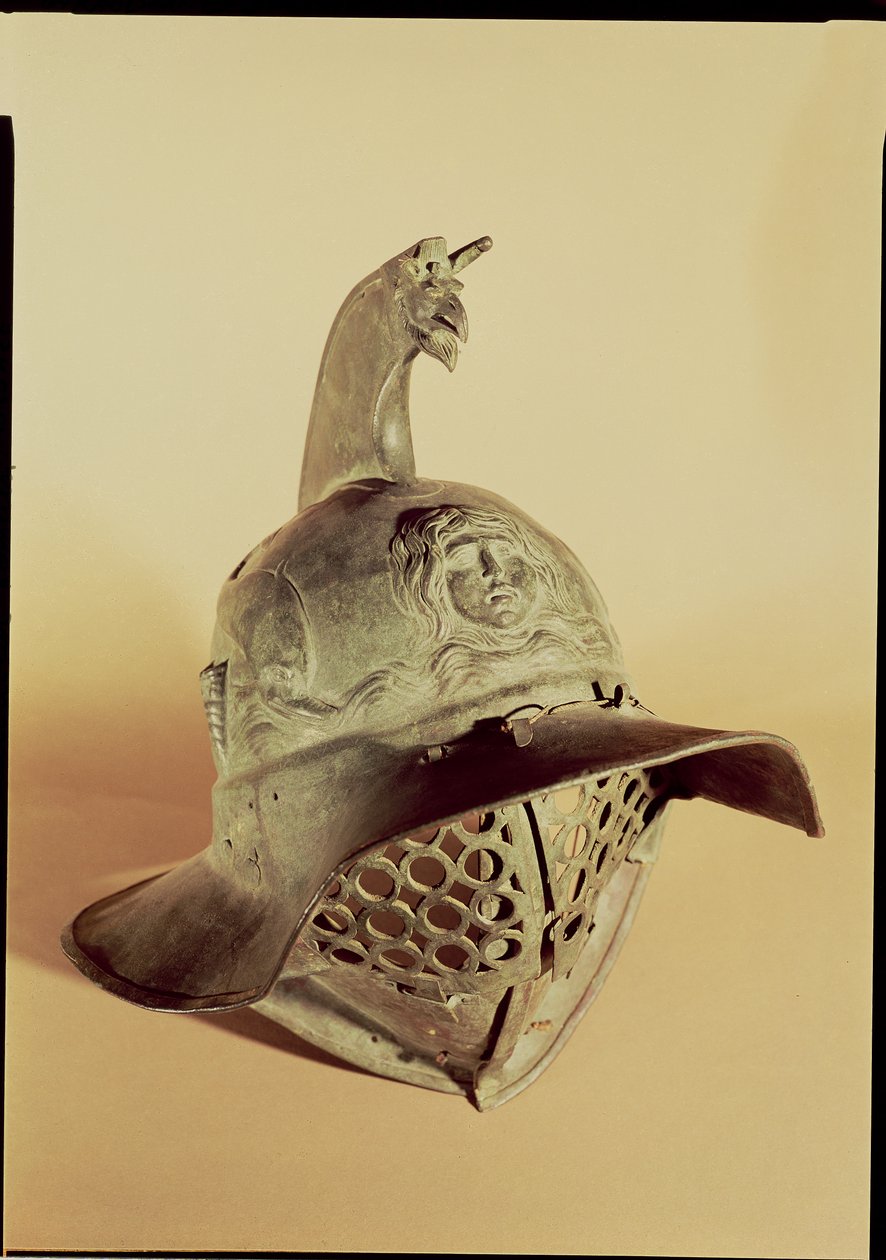 Trakyalı gladyatör kaskı (bronz) by Roman