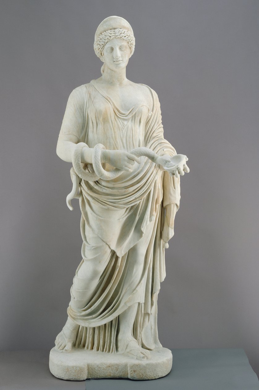 Hygieia, MS 170 civarı (mermer) by Roman
