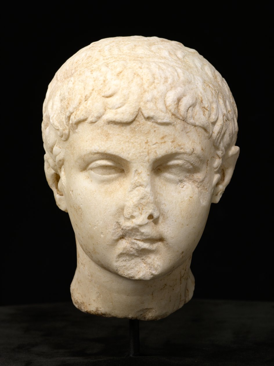 Lucius Caesar, 1. yüzyıl sonu (mermer) by Roman