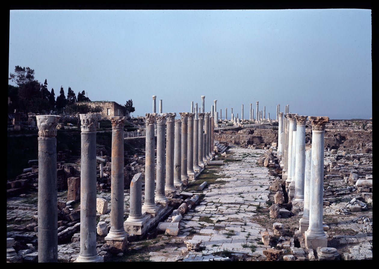 Arkeolojik alanın görünümü, 2.-4. yüzyıl by Roman