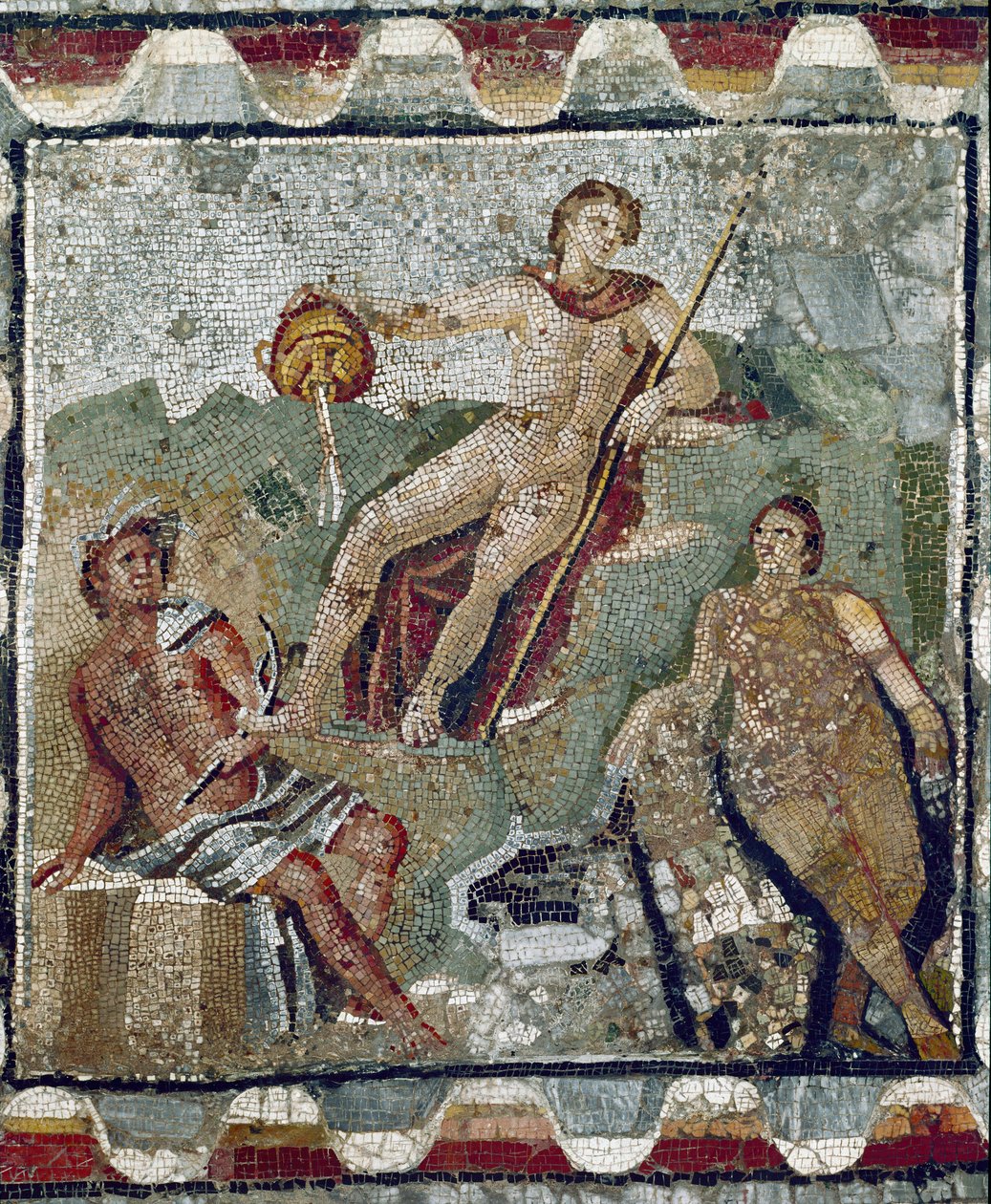 Su tanrıları (mozaik) by Roman Roman