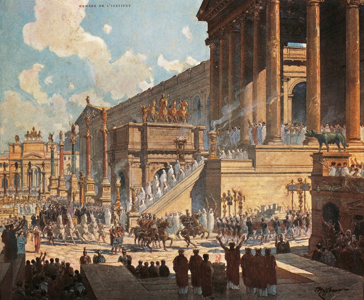 Fransa, Paris, Roma Forumu by Roman Roman