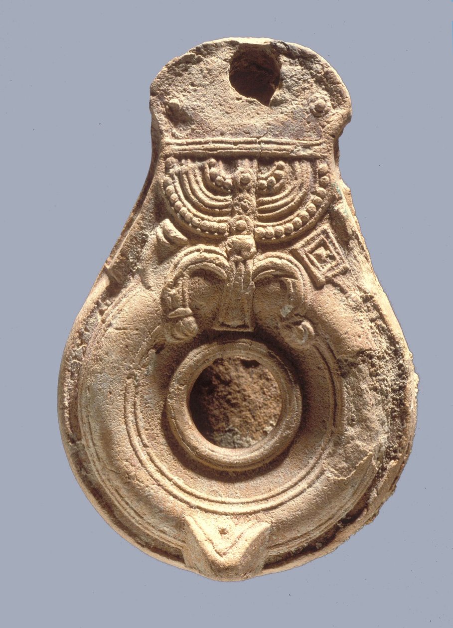 Yahudi kandil (pişmiş toprak) by Roman Roman
