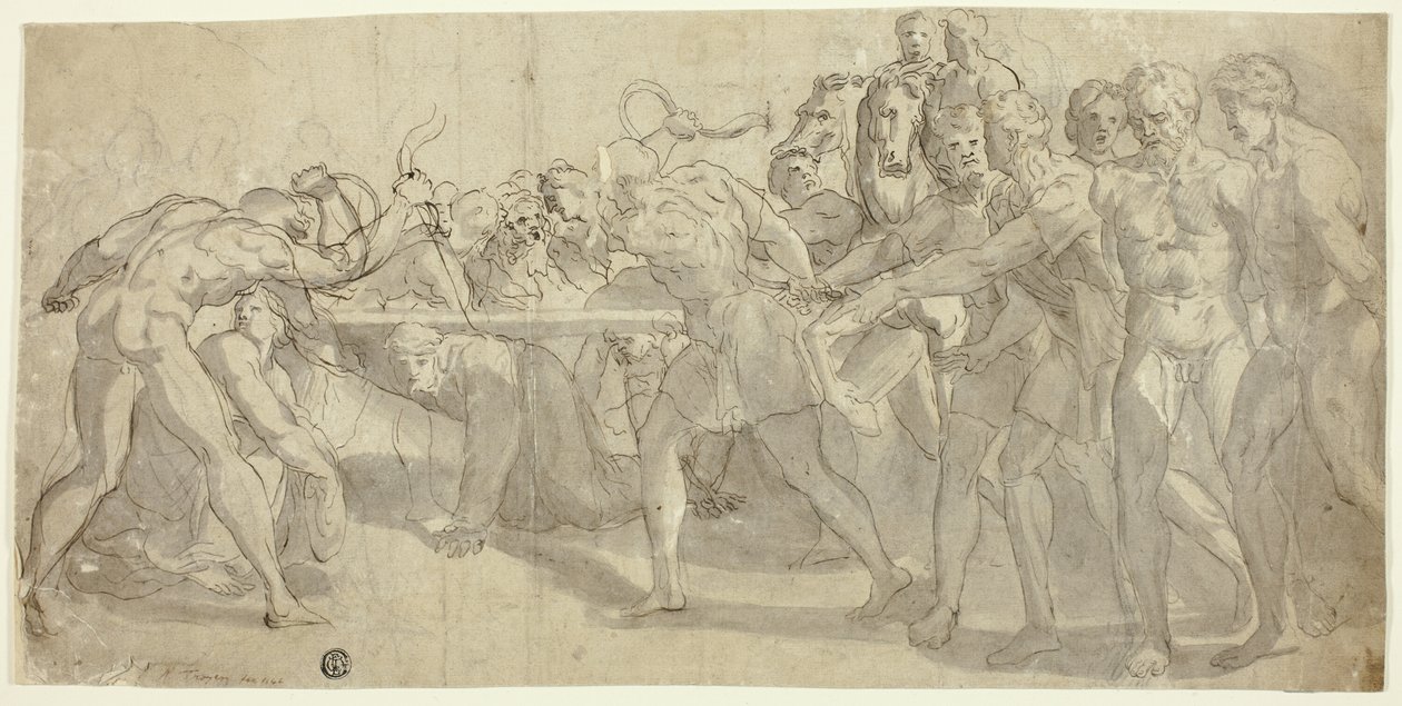 Calvary by Rombout van Troyen