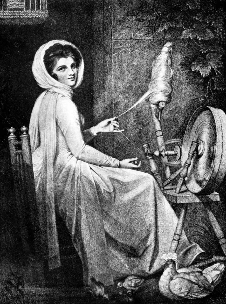 Leydi Emma Hamilton 1765-1815, 19. yüzyıl. by Romney