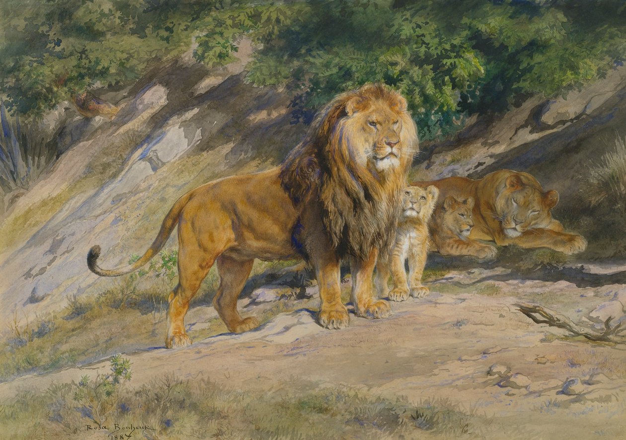 Kral saatler by Rosa Bonheur