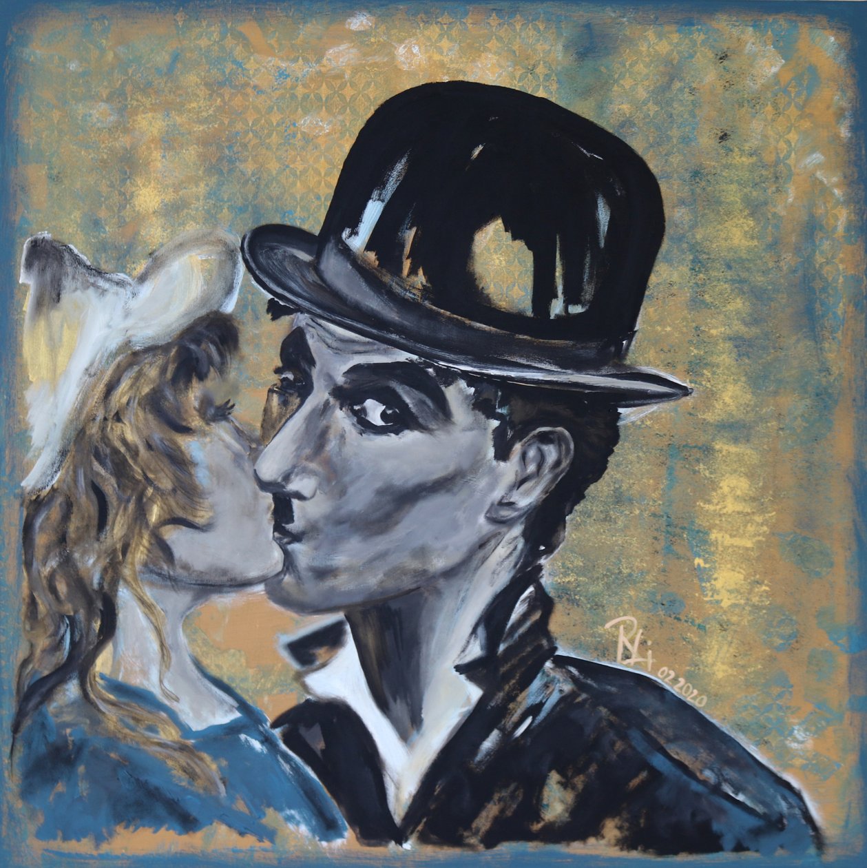 Charlie Chaplin - Öpücük by RosaLi