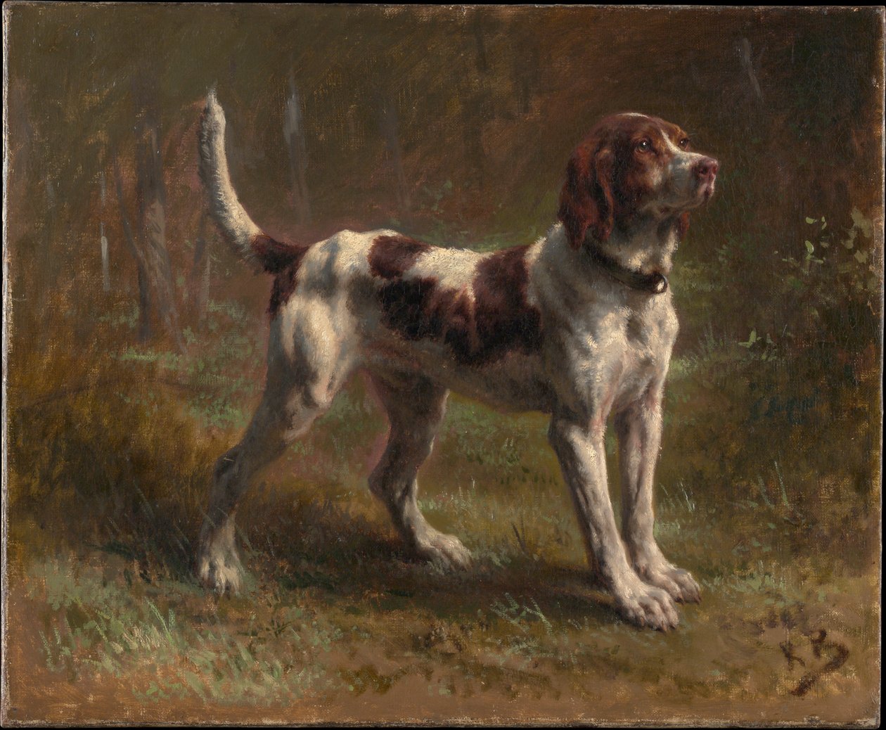 Bir Bloodhound Çakmak Hound by Rosa Bonheur