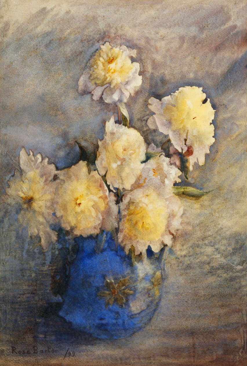 Mavi Vazoda Şakayık, 1899 by Rose Maynard Barton