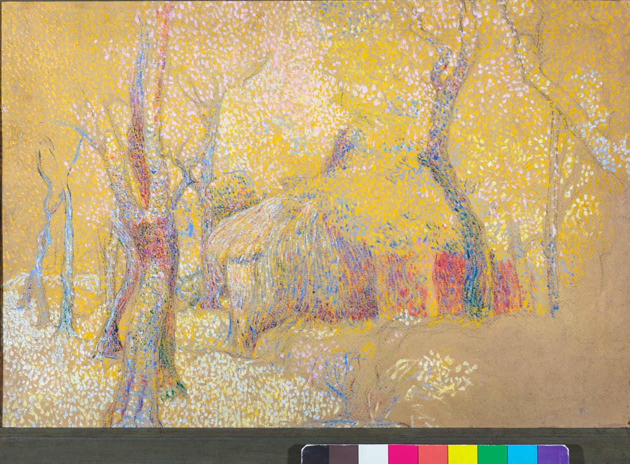 Ağaçlardaki ahır, c.1900-06 by Rubaldo Merello