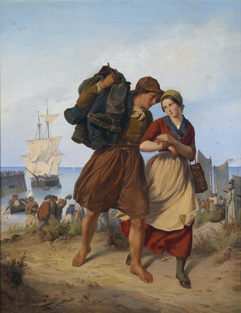 balıkçının dönüşü by Rudolf Jordan