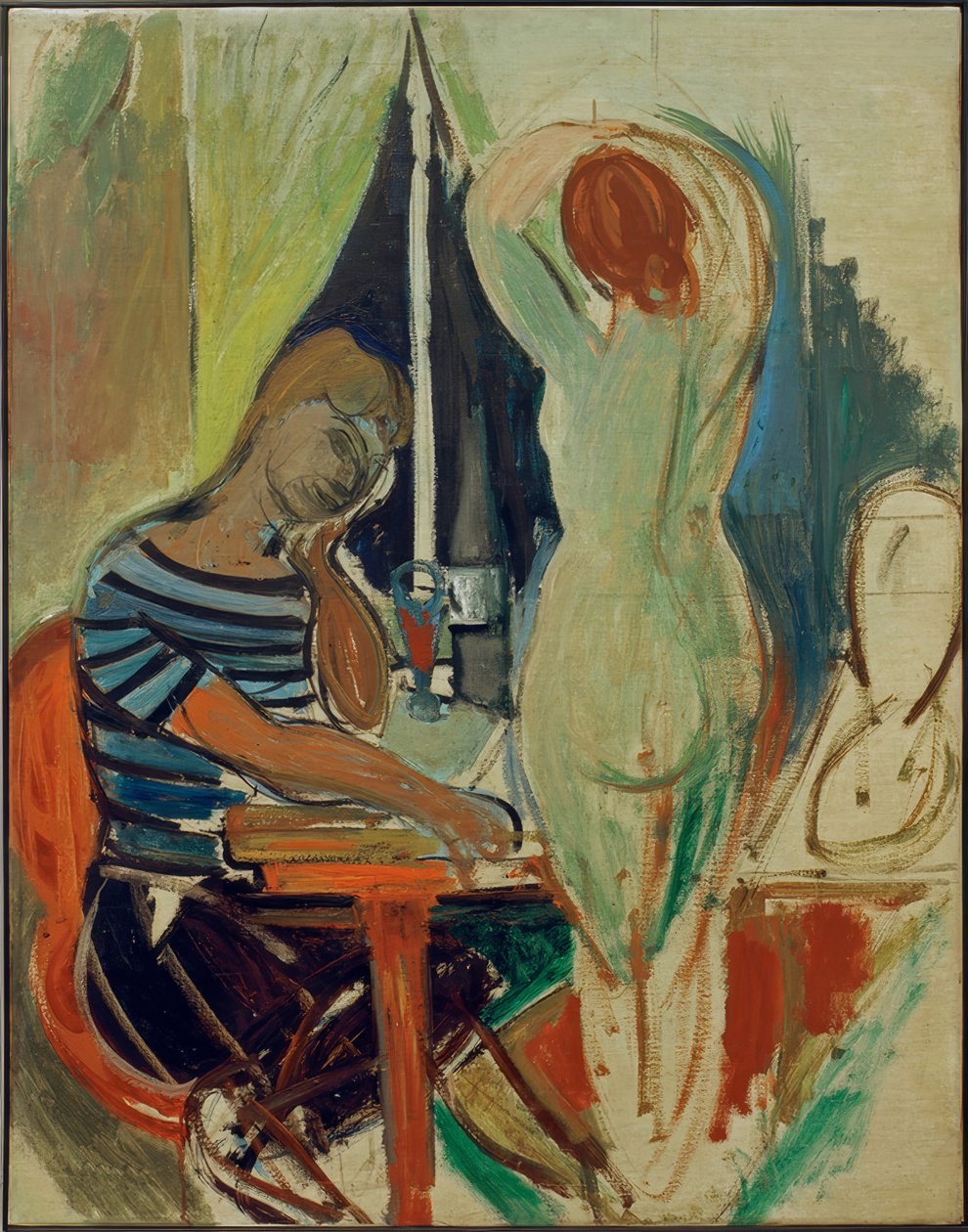 denizcinin eve dönüşü by Rudolf Levy