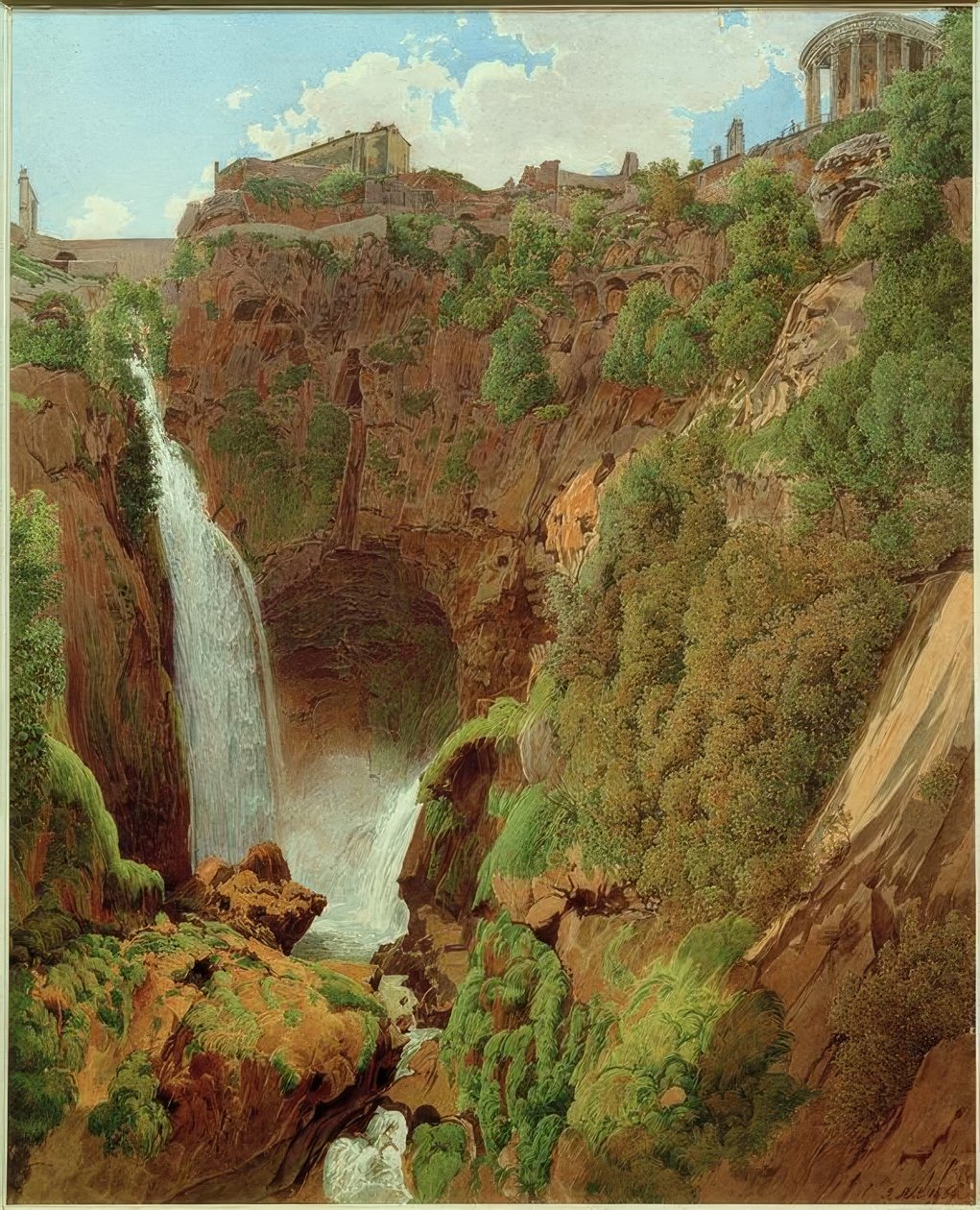 Tivoli (Latium, İtalya), by Rudolf von Alt