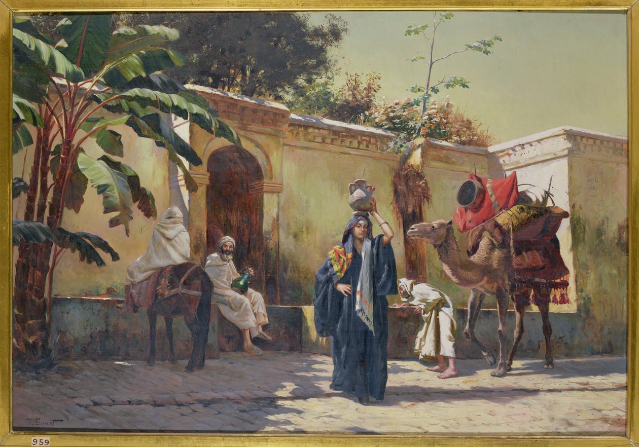 Fas sahnesi by Rudolphe Ernst