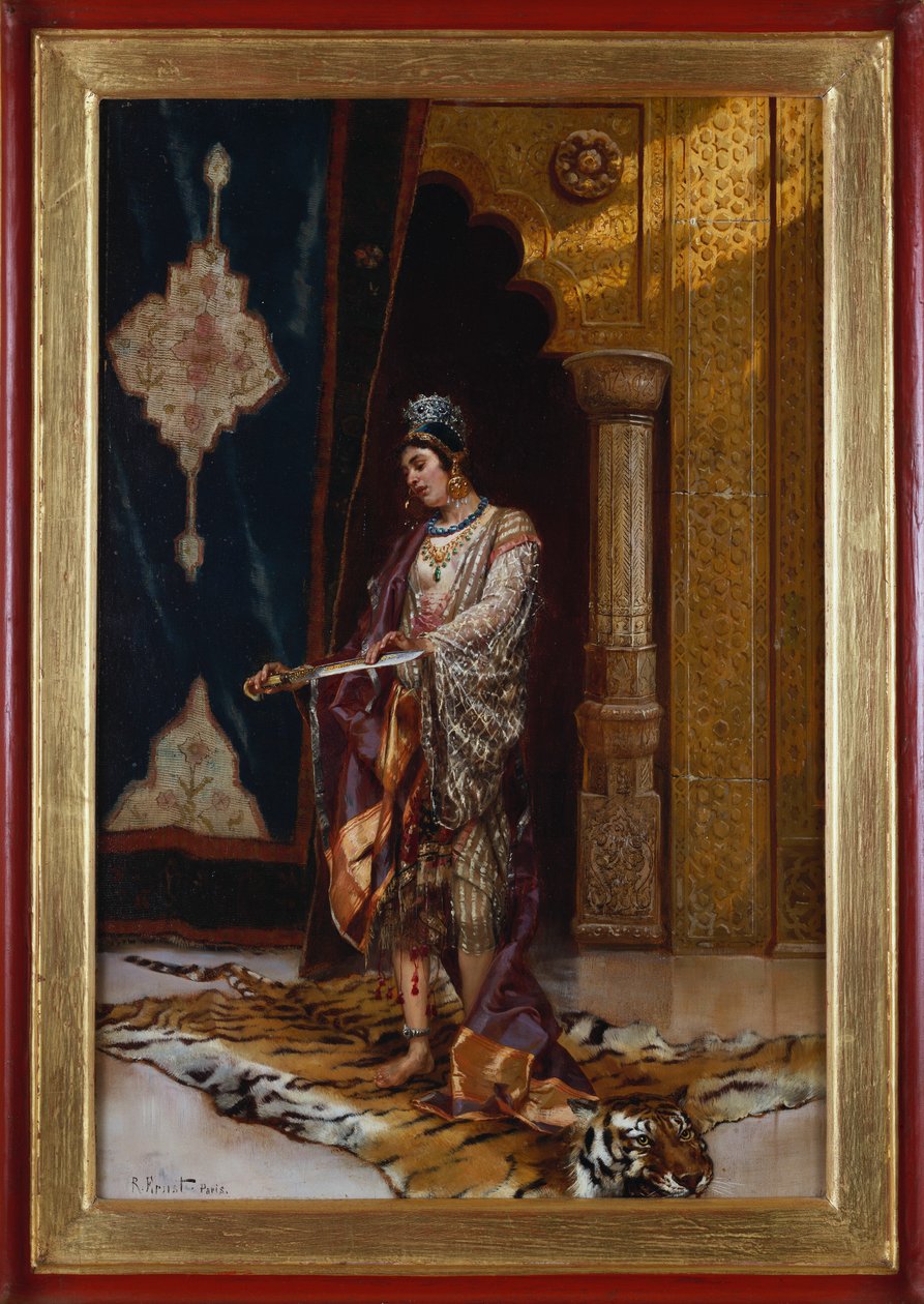 bir odalı by Rudolphe Ernst