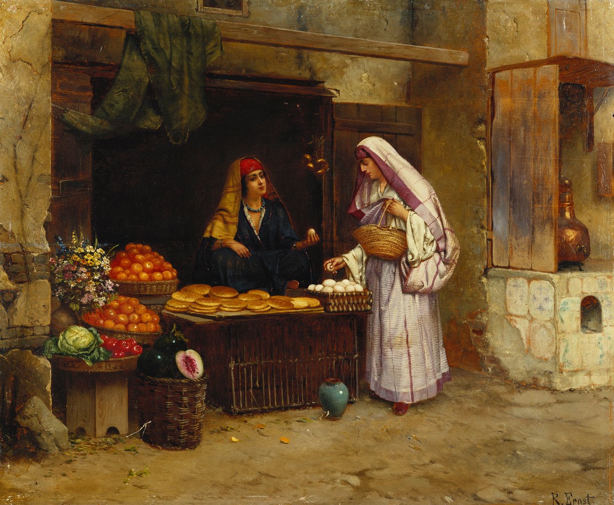 Pazar Tezgahı, by Rudolphe Ernst