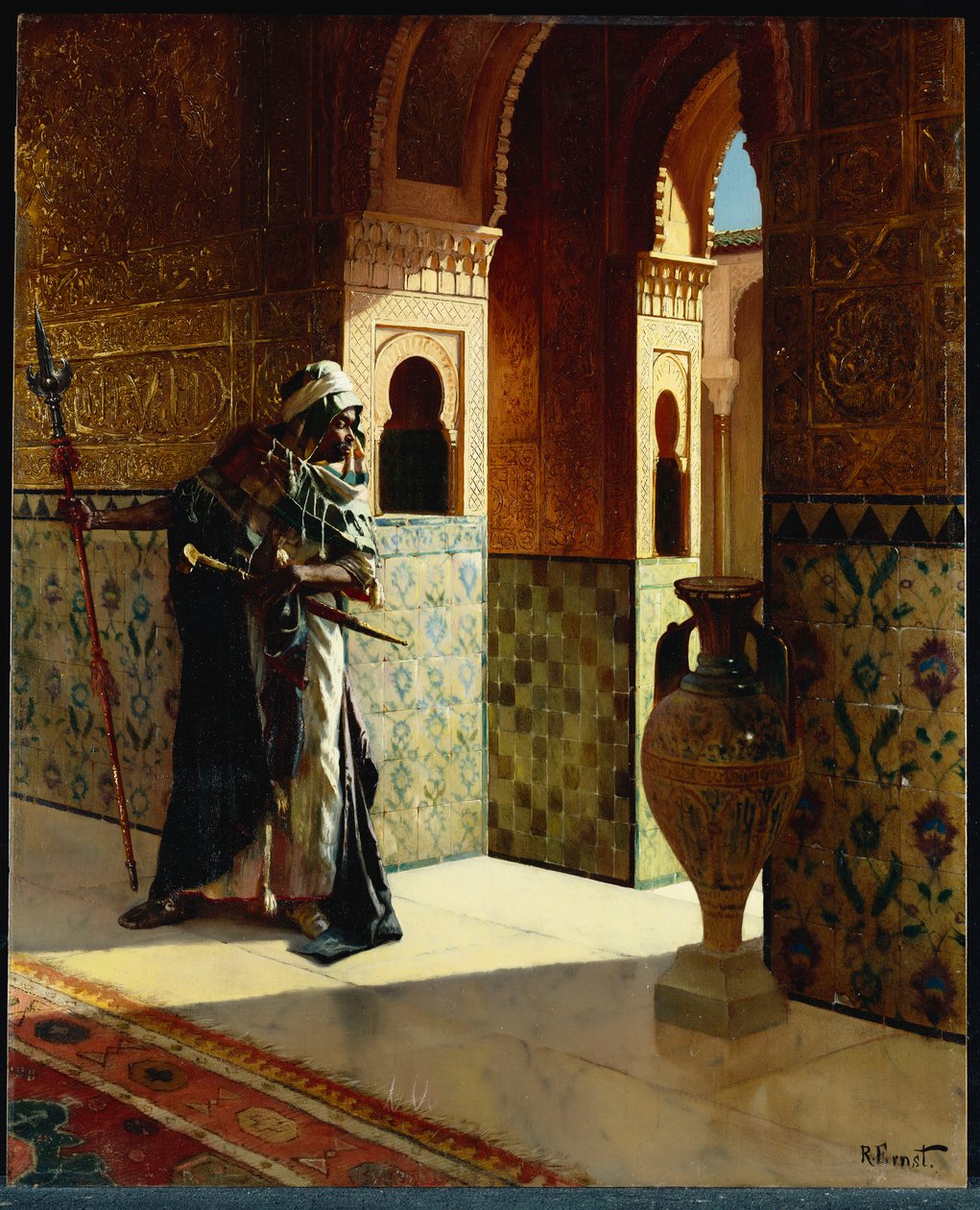 Mağribi Muhafızları, Alhambra by Rudolphe Ernst