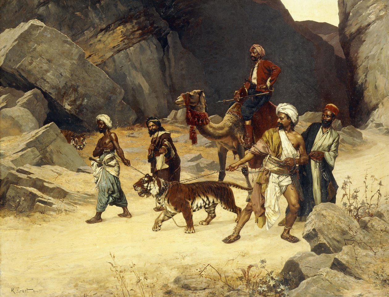 Kaplan Avı, 1896 by Rudolphe Ernst