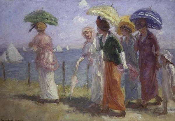 Sahilde Gezinti by Rupert Charles Wolston Bunny