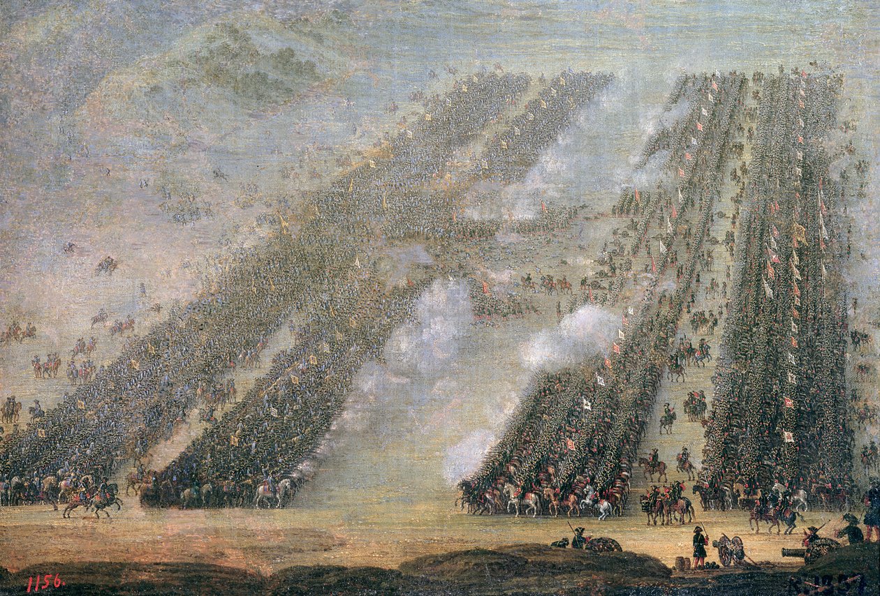 Poltava Savaşı, 1750 by Russian School