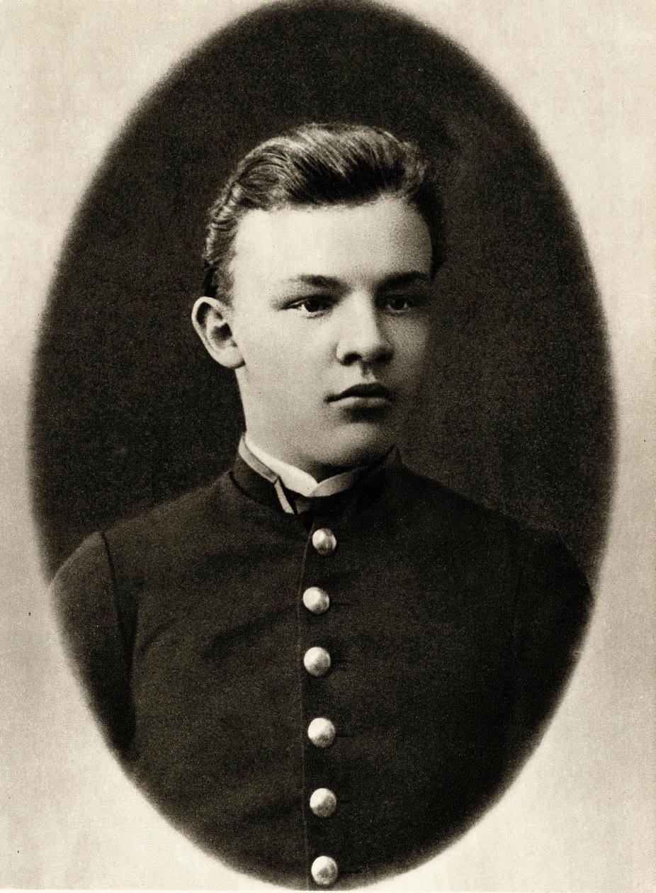Lenin (Vladimir İlyiç Ulyanov şöyle dedi: by Russian Photographer