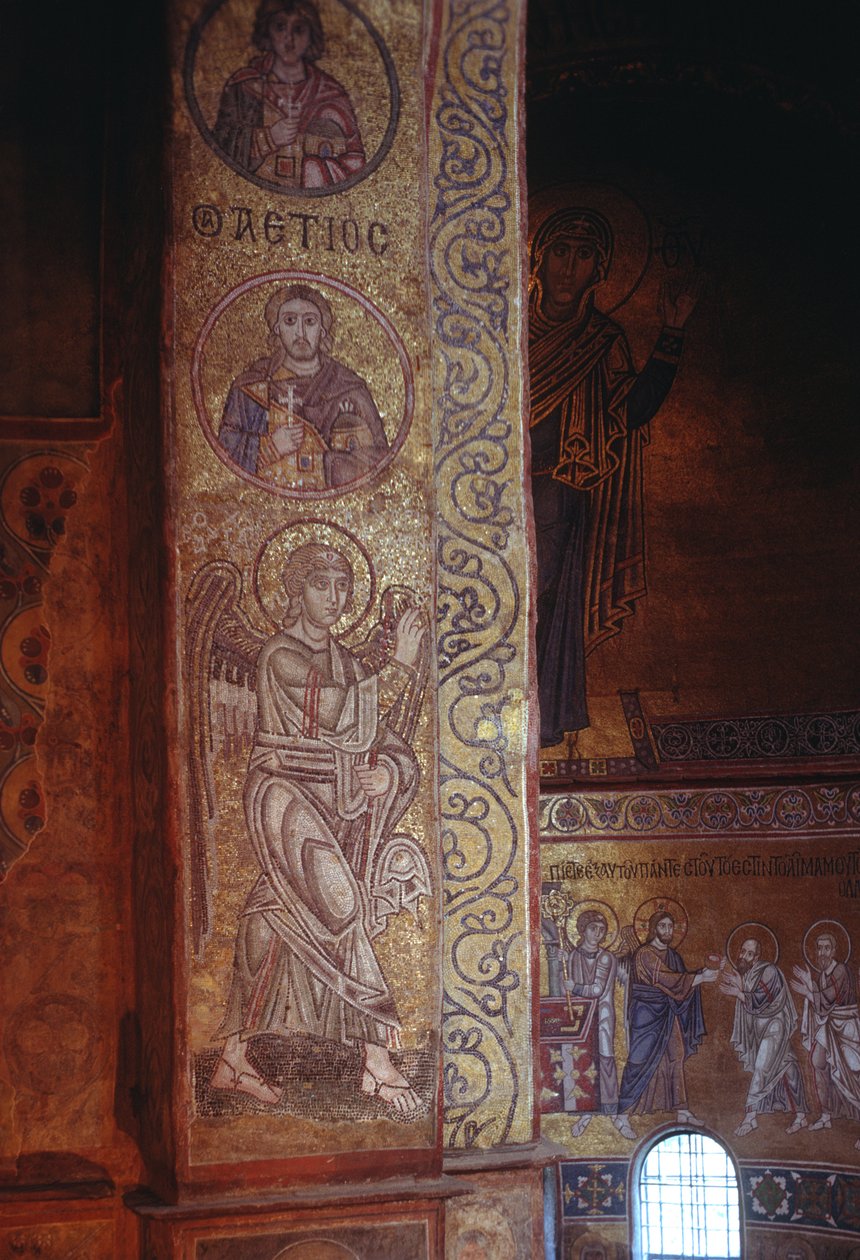 Başmelek Gabriel (mozaik) by Russian School