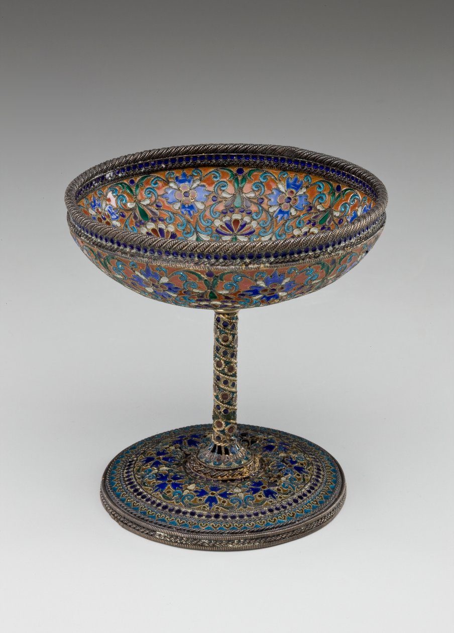 Kadeh, c.1880 (emaye) by Russian School