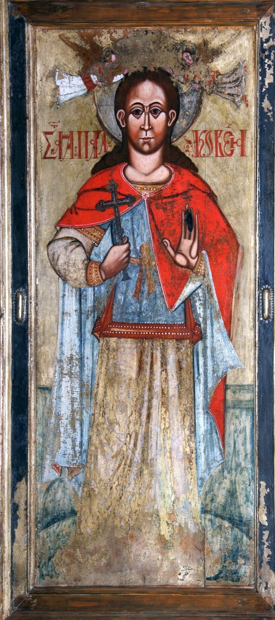 Aziz Paraskeva Pyatnitsa, 17t centura. by Russian icon.