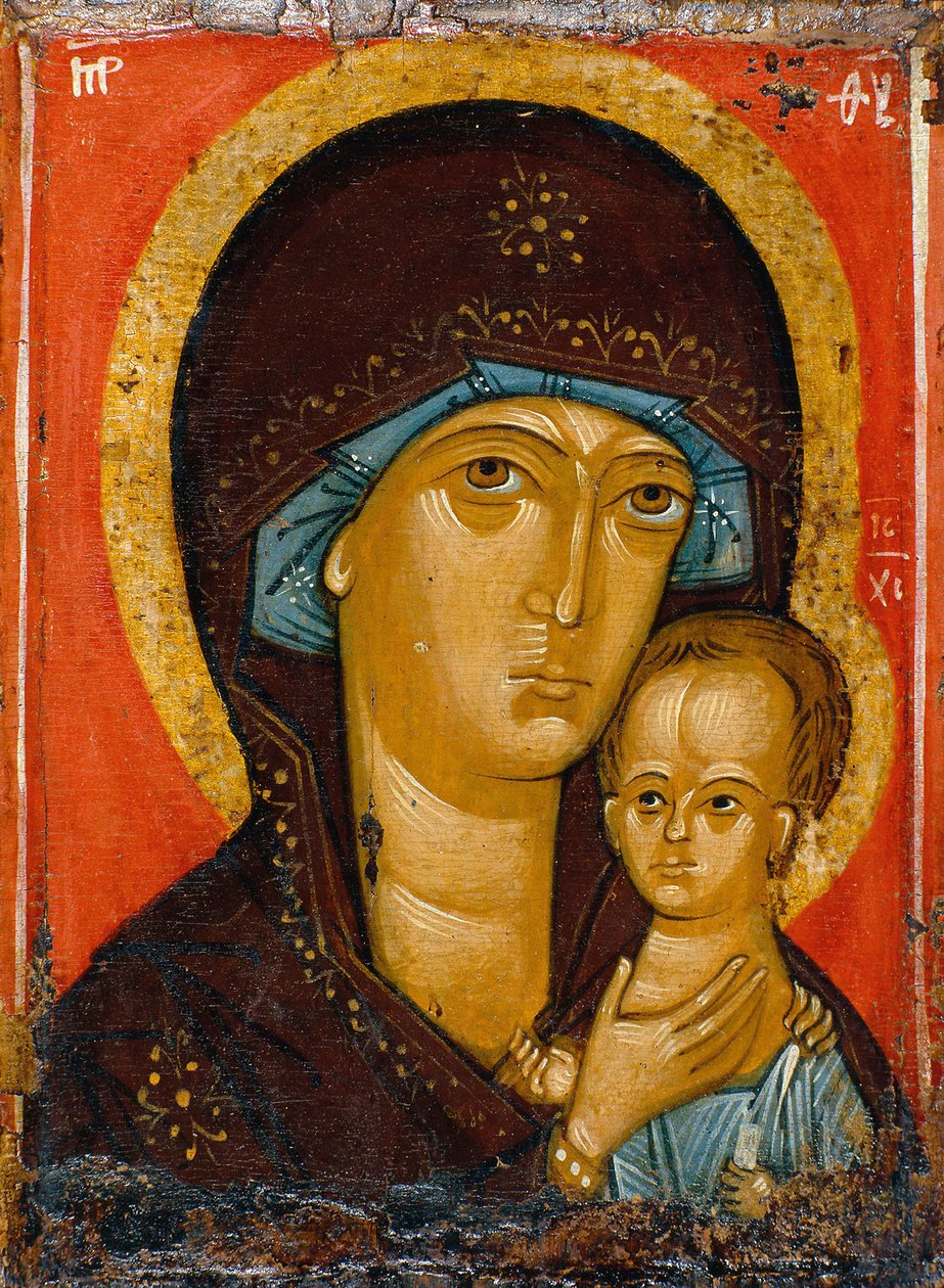 Petrovskaya Bakire, 14. yüzyıl. by Russian icon.
