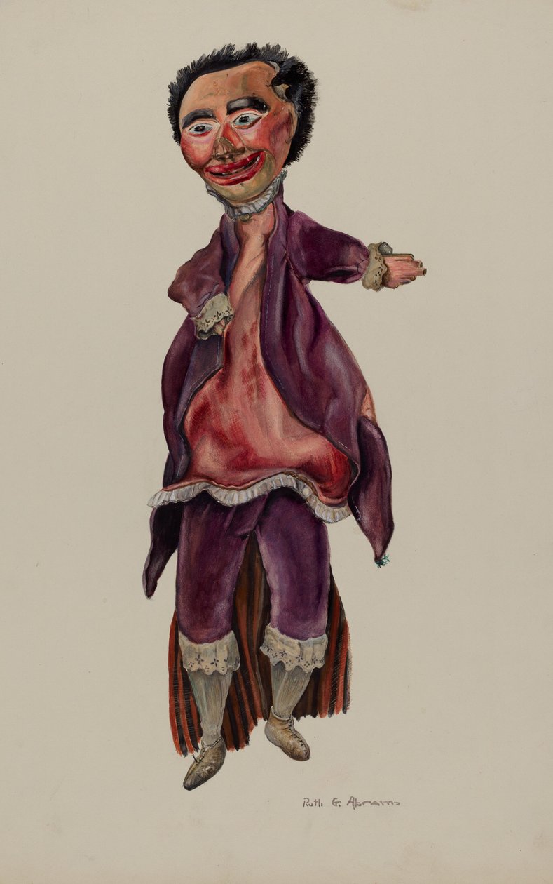 Doktor Marionette, c. 1937. by Ruth Abrams