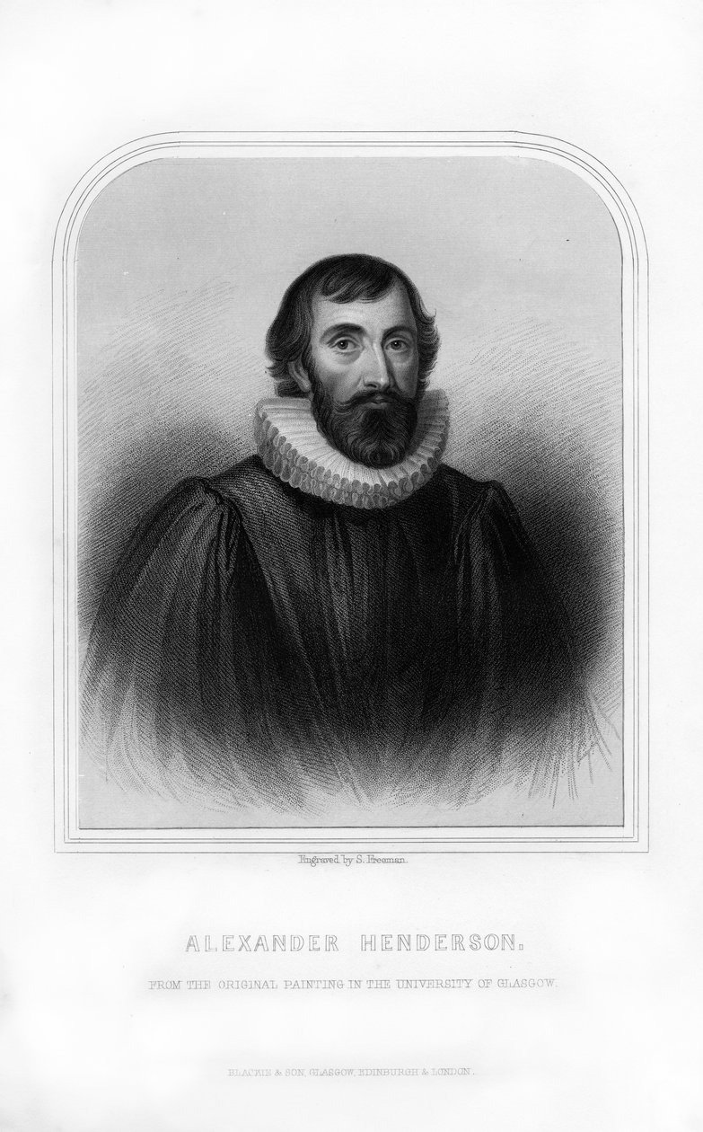 Alexander Henderson, İskoç ilahiyatçı, 1870. by S. Freeman