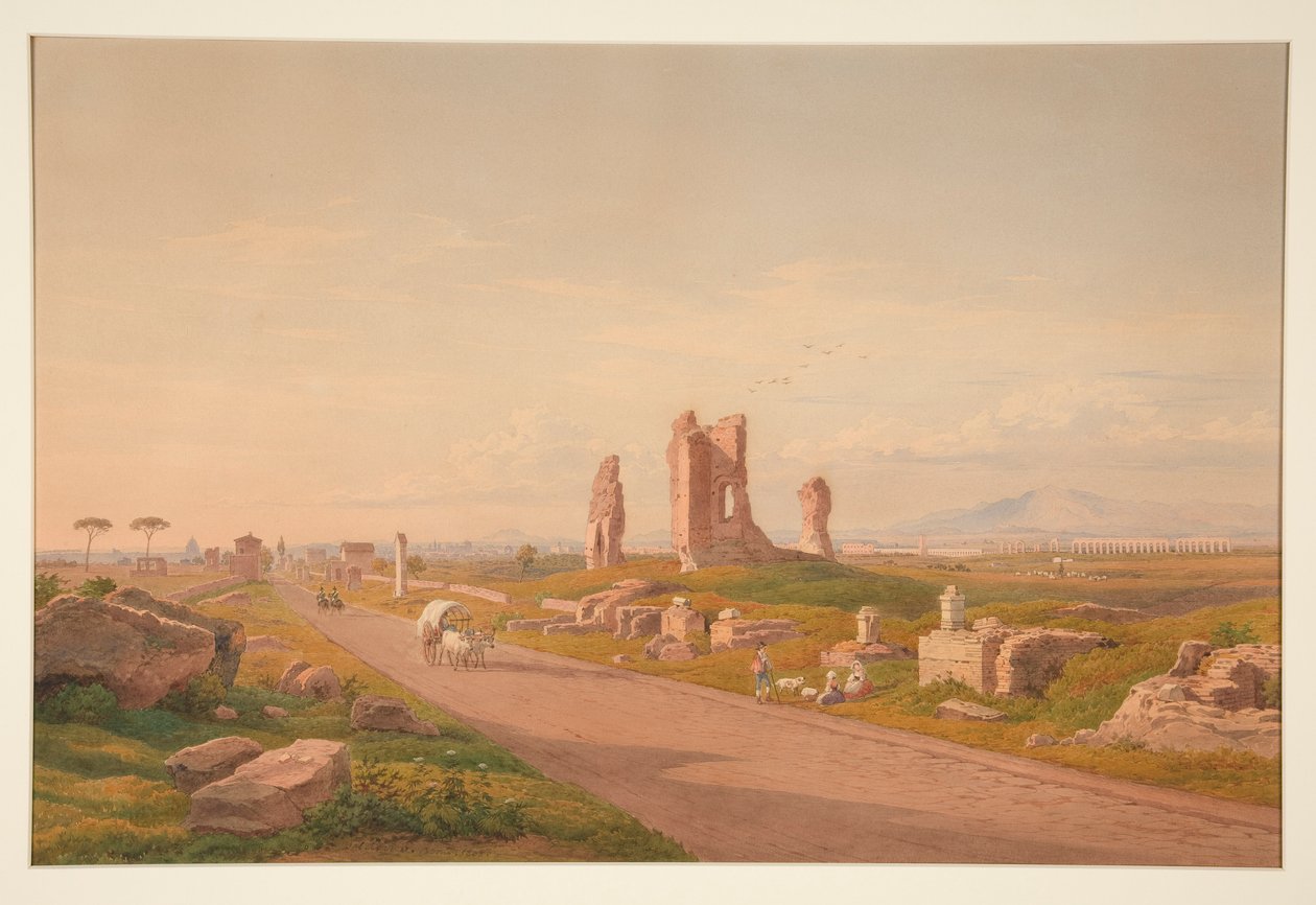 Appian Yolu by Salomon Corrodi