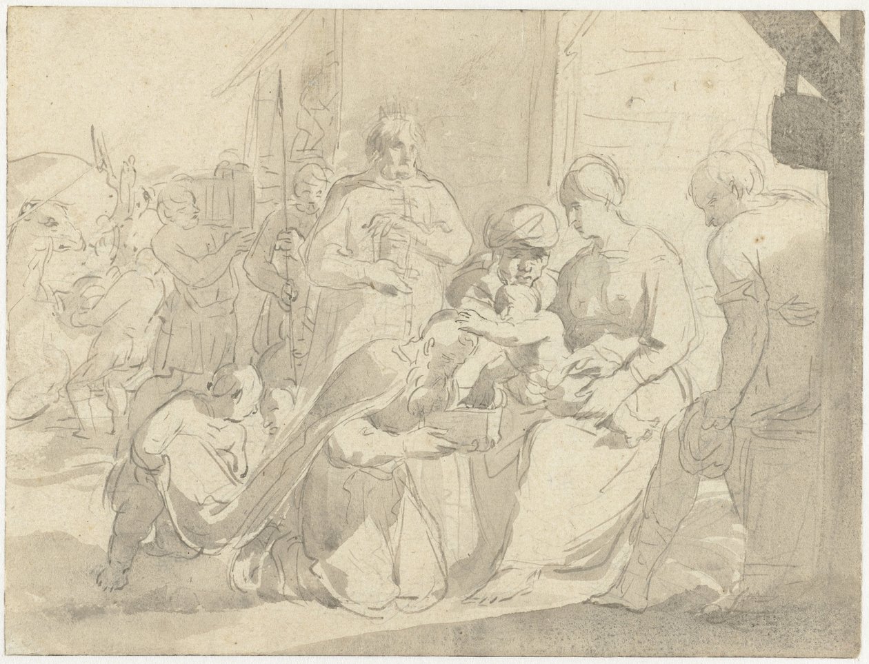 Kralların hayranlığı by Salomon de Bray (attributed to)