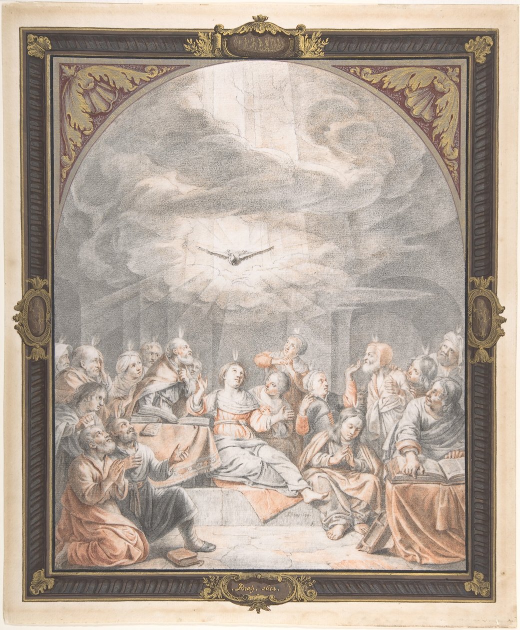 Pentekost, 17. yüzyılın başlarından ortalarına kadar. by Salomon de Bray