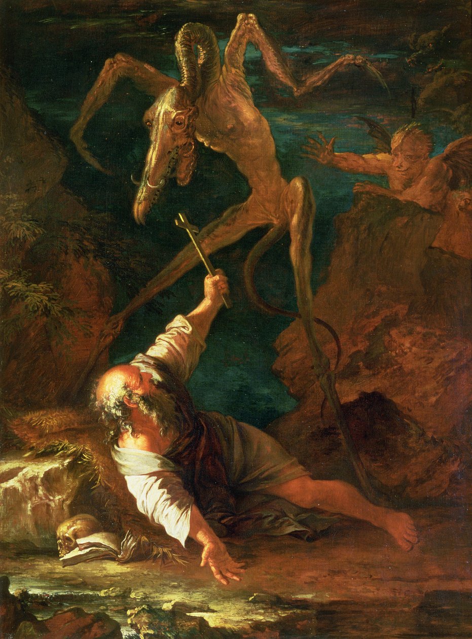 ದಿ ಟೆಂಪ್ಟೇಶನ್ ಆಫ್ ಸೇಂಟ್ ಆಂಥೋನಿ ಟರ್ಕ್ by Salvator Rosa