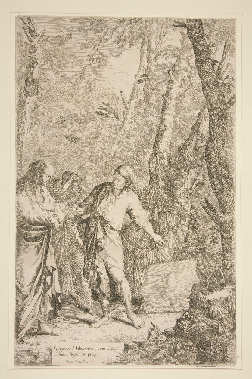 Diyojen by Salvator Rosa