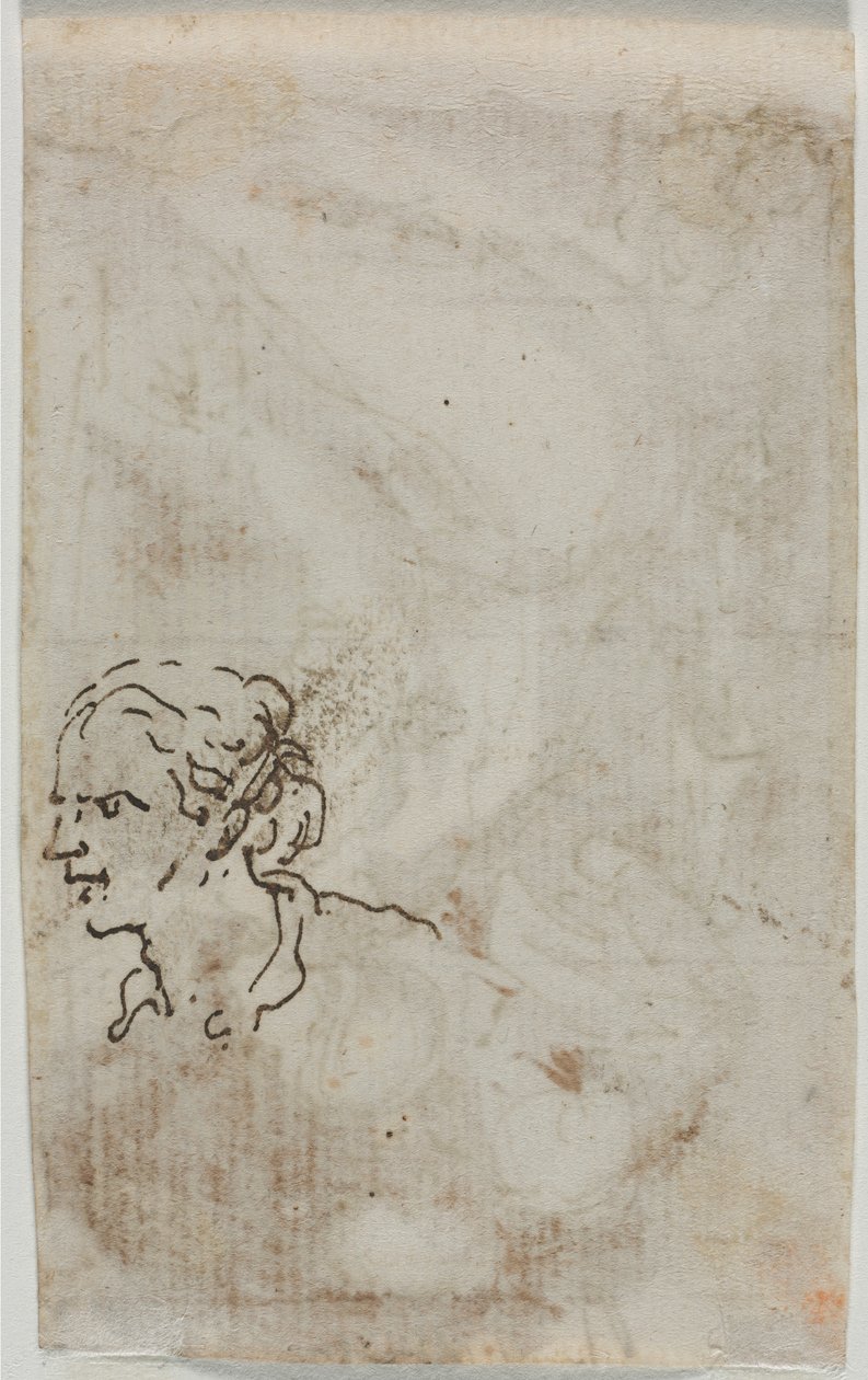 Figür Çalışmaları (tersi) by Salvator Rosa