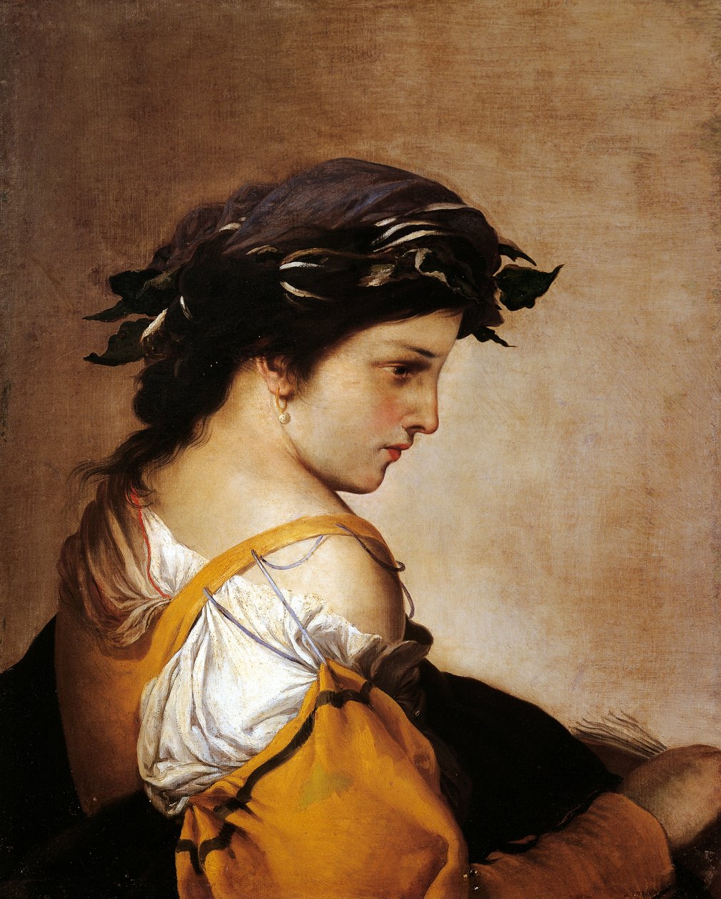 Şiir, c.1640 (tuval üzerine yağlı boya) by Salvator Rosa