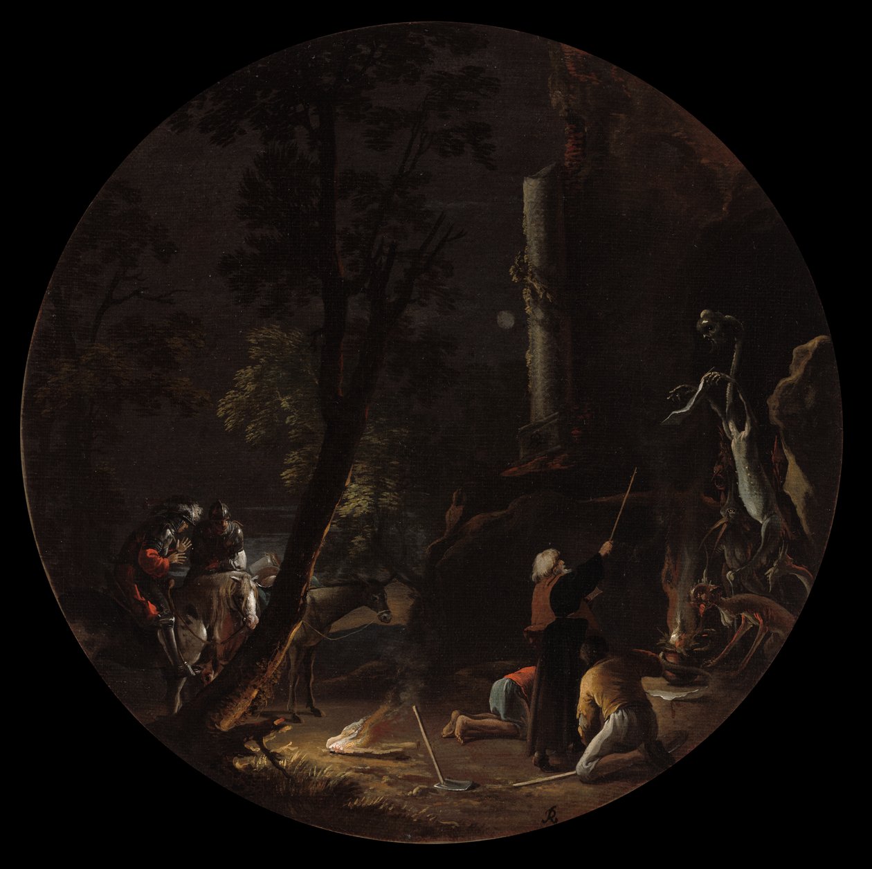 Büyücülük Sahneleri: Gece by Salvator Rosa