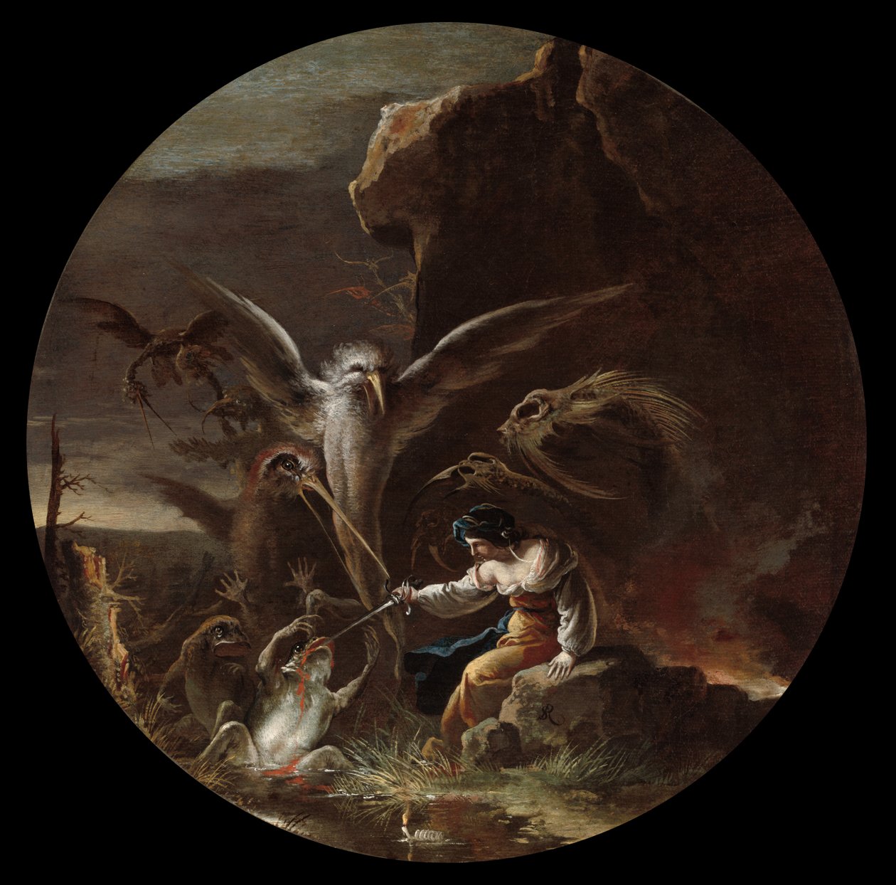 Cadılık Sahneleri, c. 1645-1649. by Salvator Rosa