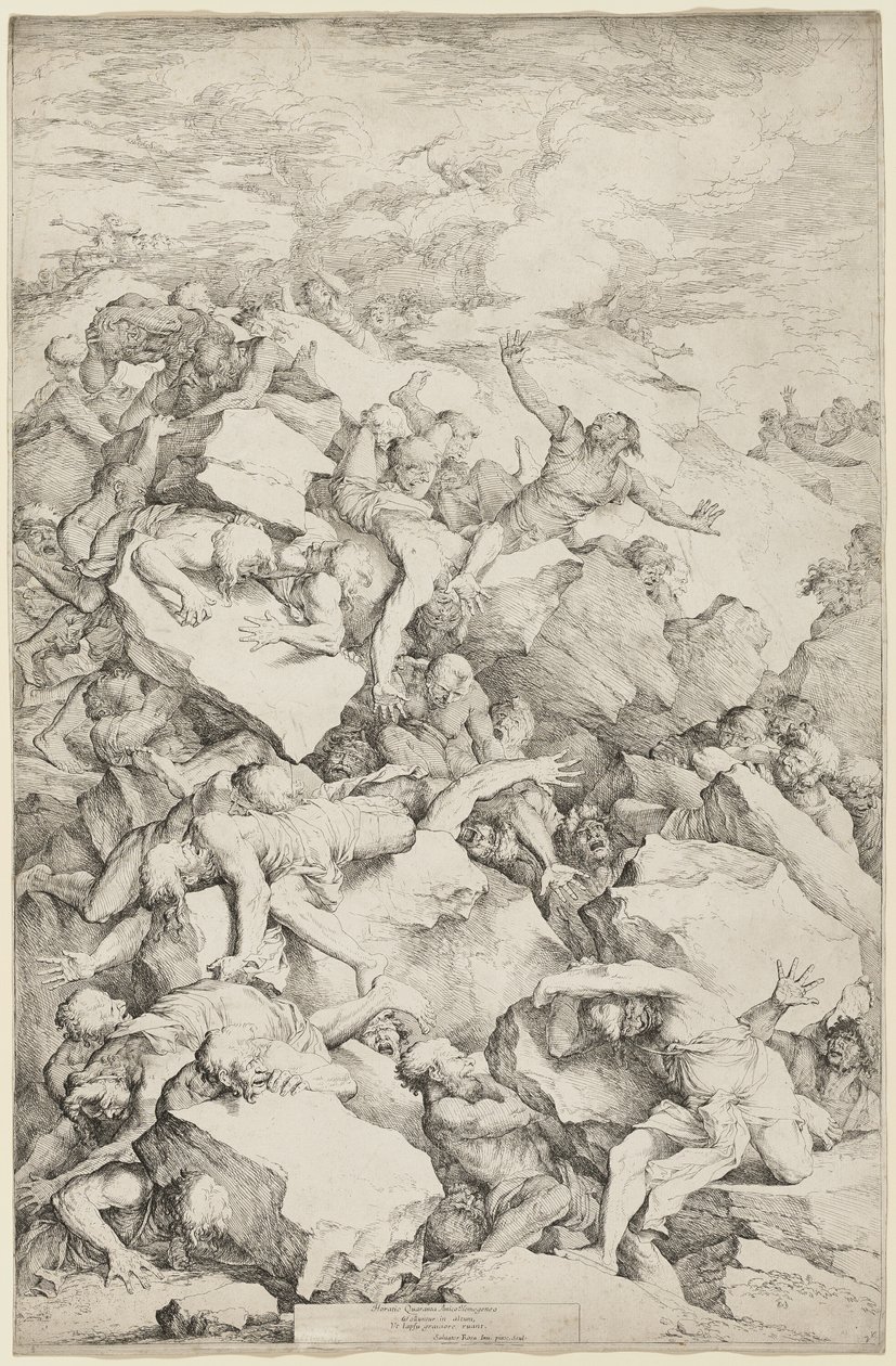 Devlerin Düşüşü by Salvator Rosa