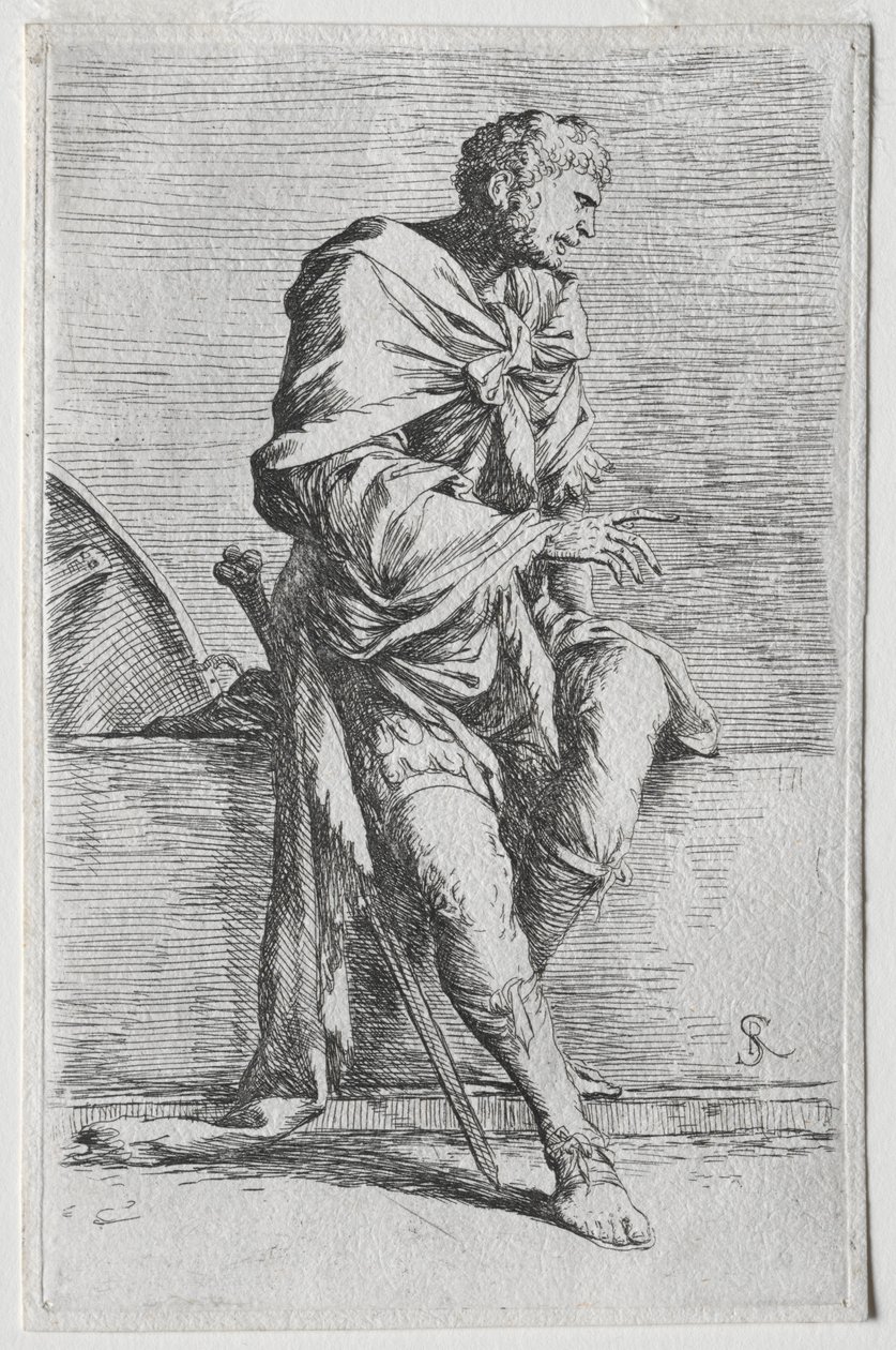Heykelcik Serisi: Figurina, 1656-57. by Salvator Rosa