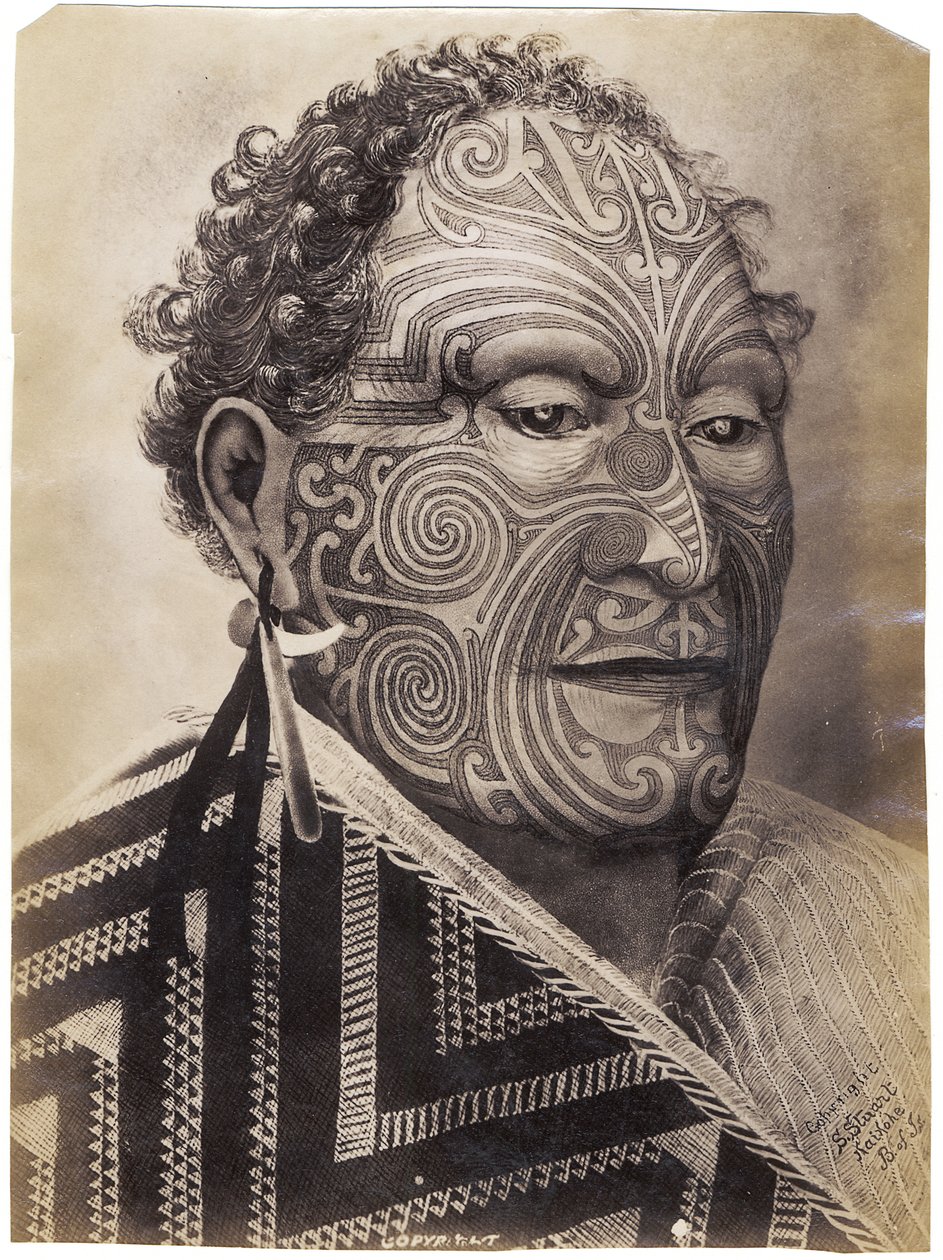 Tamati Waka Nene, 1880 dolayları (albüm baskısı) by Sam Stuart