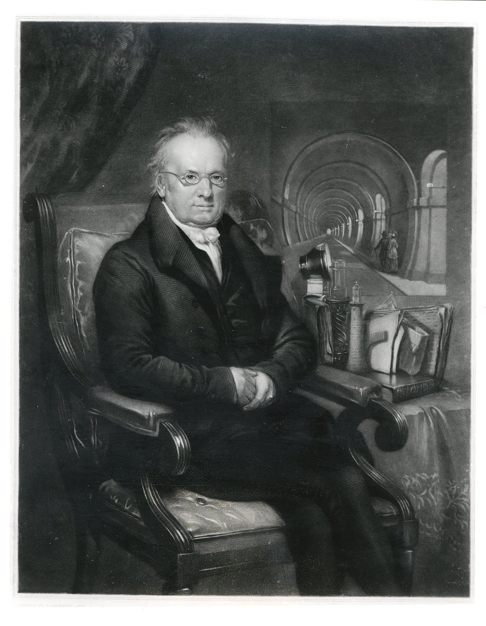 Sir Mark Isambard Brunel (1769-1849) c.1835 by Samuel Drummond